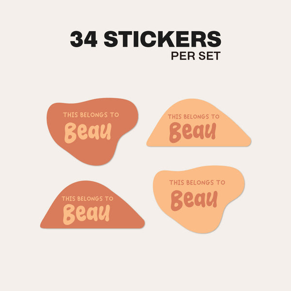 Personalised Daycare Labels for Kids – Name Stickers