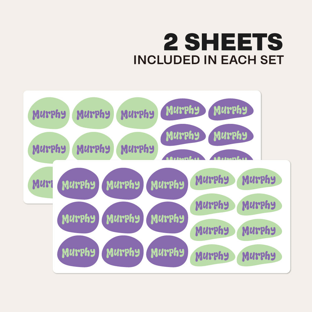 Custom Kids Name Labels for School or Daycare