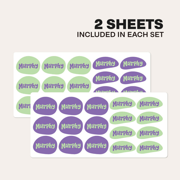 Custom Kids Name Labels for School or Daycare