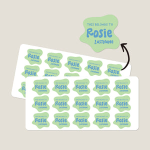 Personalised Kid Labels