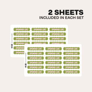 Personalised Mini Labels for School