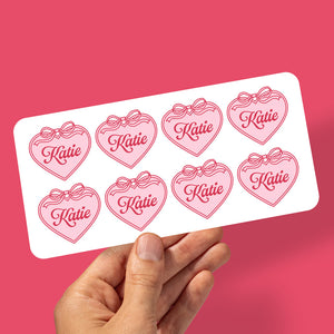 Vintage Heart Label