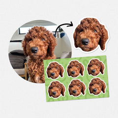 Custom Dog Sticker Sheet