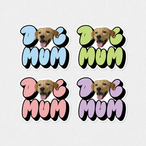 Personalised Dog Mum Pet Sticker