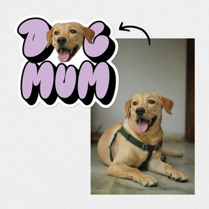 Personalised Dog Mum Pet Sticker