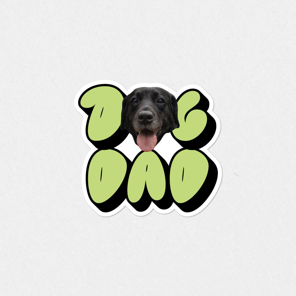 Personalised Dog Dad Pet Sticker