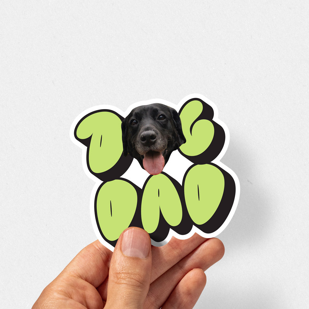 Personalised Dog Dad Pet Sticker
