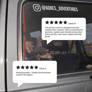 Instagram Decal on Car Window Reviews