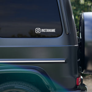 Personalised Instagram Decal Sticker - IG Username