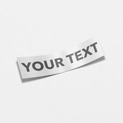 custom text sticker mock up example
