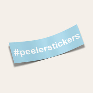 hashtag decal sticker