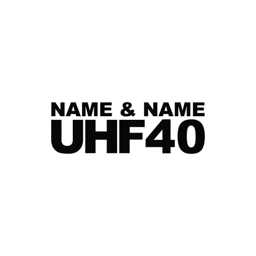 Name and Name + UHF Number