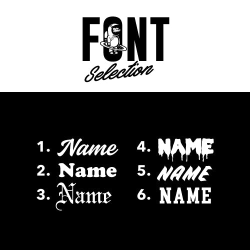 PERSONALISED Name Text Decal Sticker