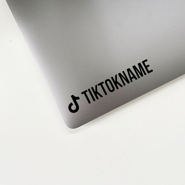 Custom TikTok Decal Laptop