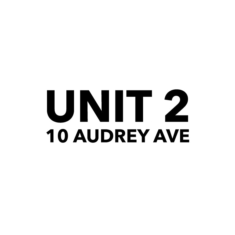 Custom Bin Sticker Unit Number & Street Name Decal Sticker