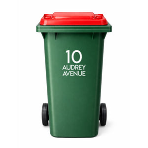 Custom Wheelie Bin Vinyl Stickers