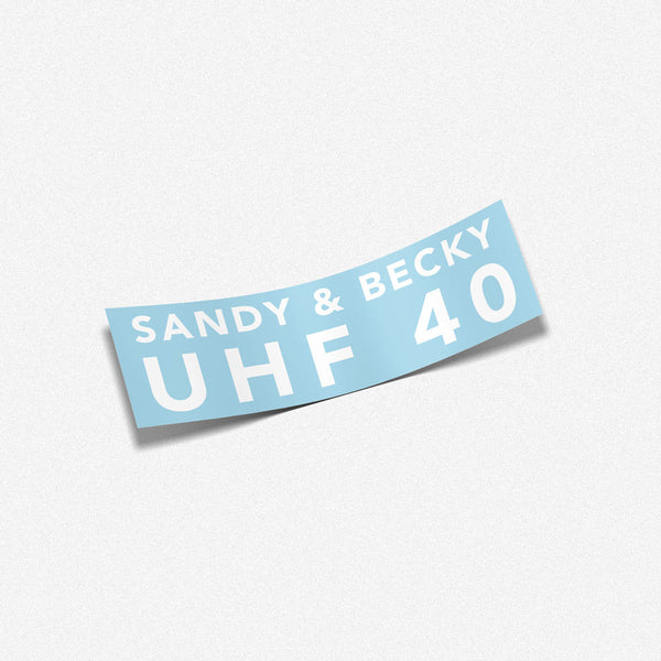 Custom UHF Decals for Caravans