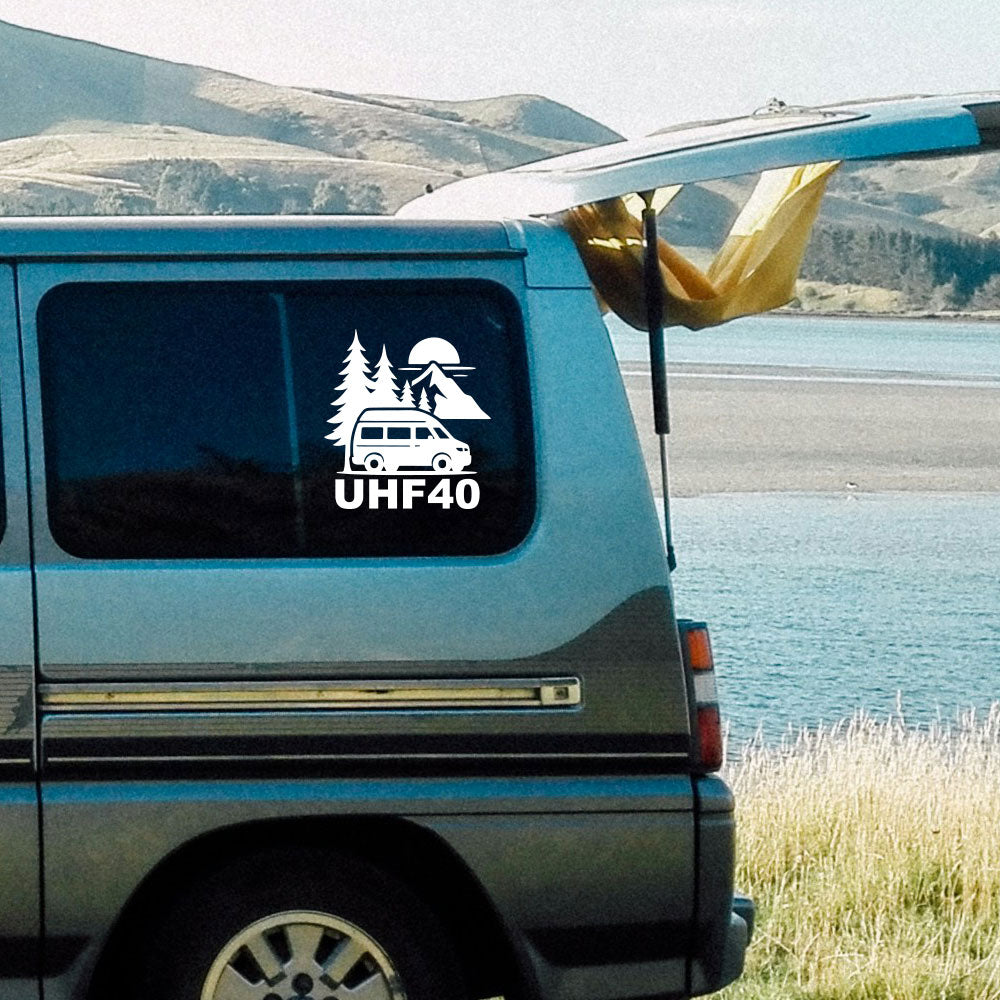 Custom UHF Caravan Adventure Sticker