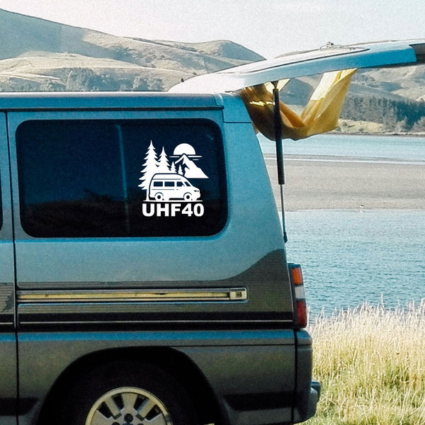 Custom UHF Caravan Adventure Sticker