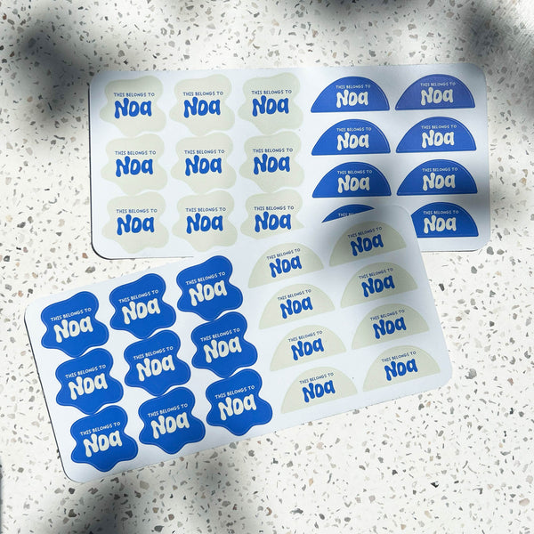 Personalised Kids Stickers Name Labels for Daycare