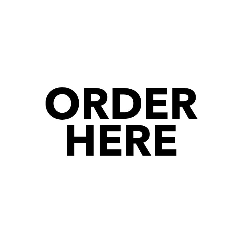 ORDER HERE Shop Window Decal Sticker