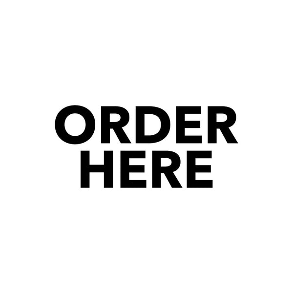 ORDER HERE Shop Window Decal Sticker