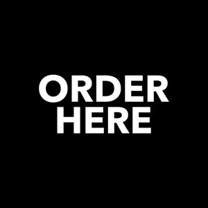 ORDER HERE Shop Window Decal Sticker