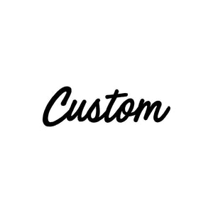 Custom Shop Wall Decal