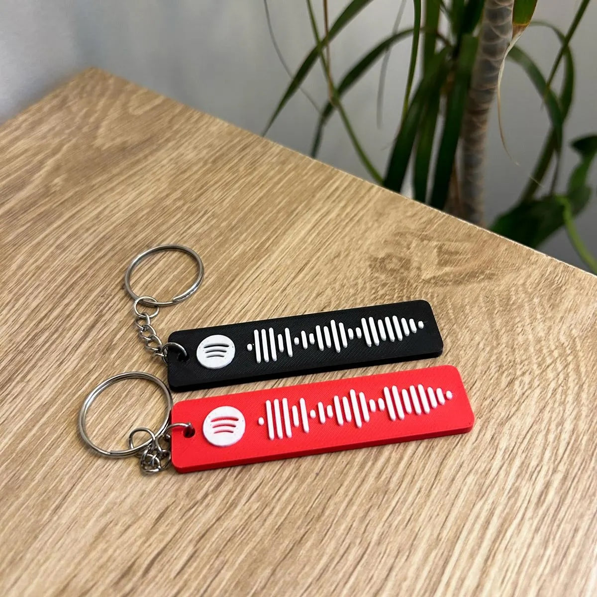 Personalised Spotify code keychain