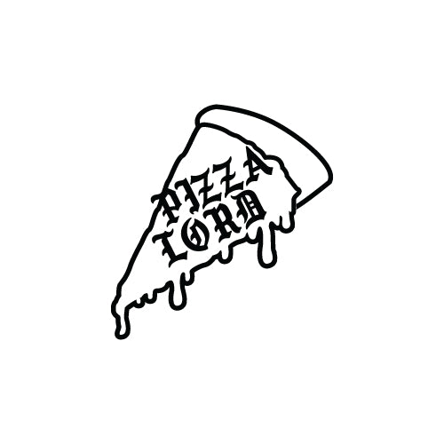 PIZZA LORD Decal Sticker