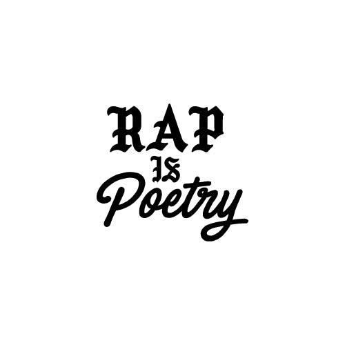 RAP IS POETRY Decal Sticker