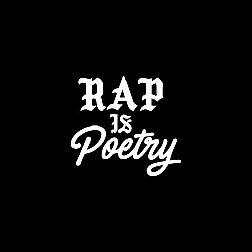 RAP IS POETRY Decal Sticker