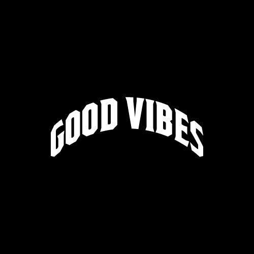 GOOD VIBES ARCH Decal Sticker