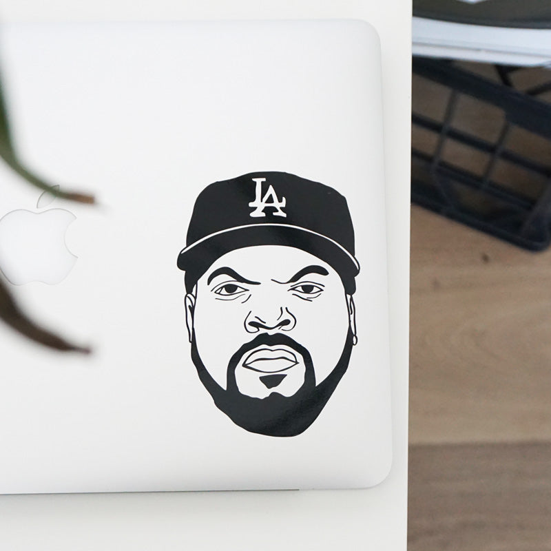 ICE CUBE FACE Decal Sticker