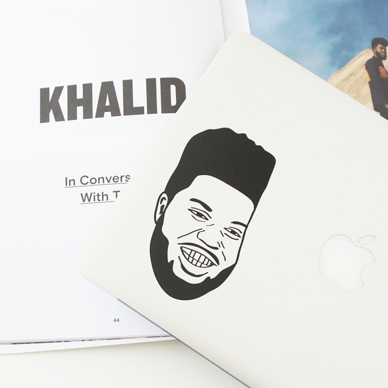 KHALID FACE Decal Sticker