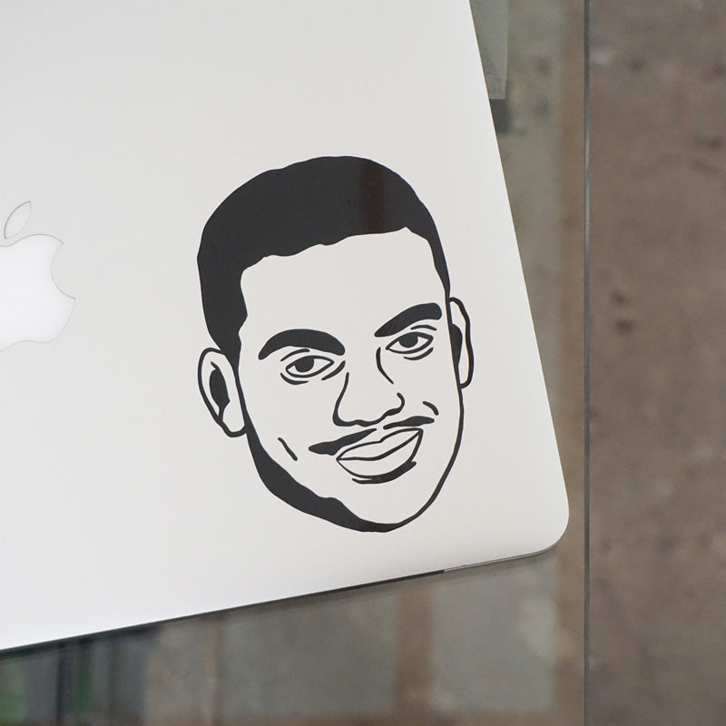 CHARLES FACE Decal Sticker