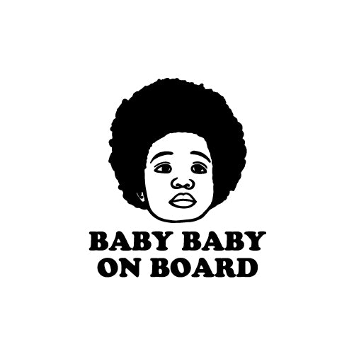 BABY BABY ON BOARD Decal Sticker