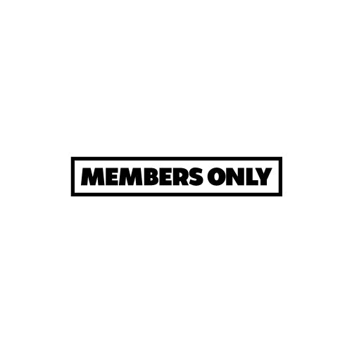 MEMBERS ONLY BOX Decal Sticker