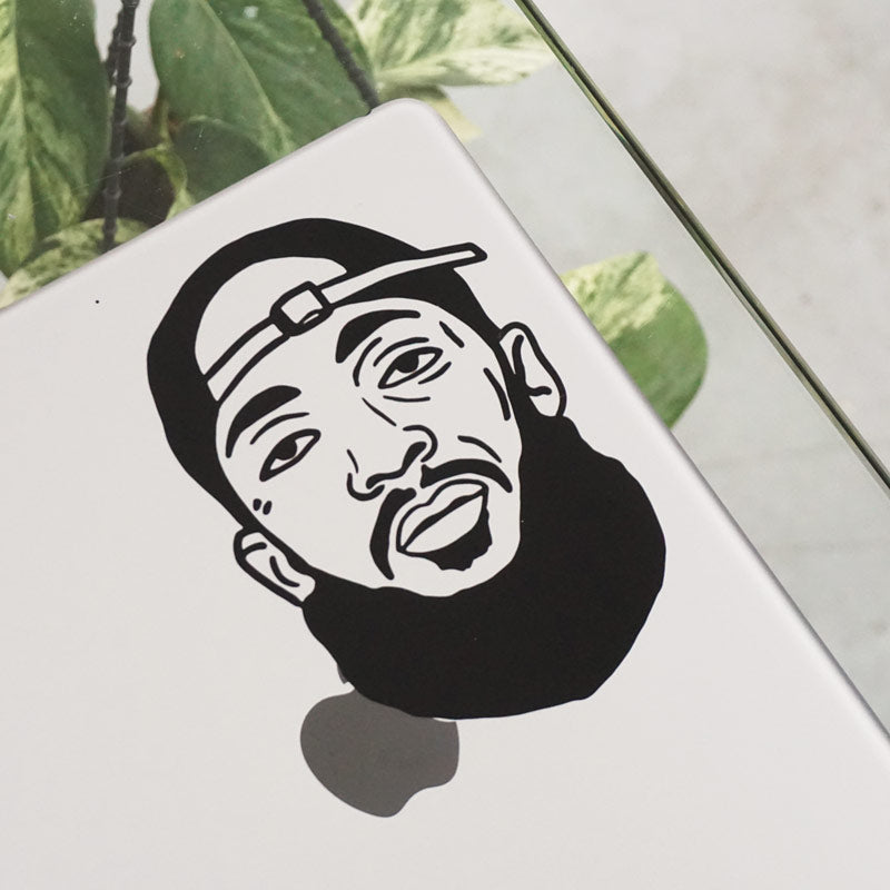 OLD SCHOOL NIPSEY FACE Decal Sticker