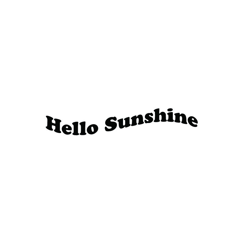 Hello Sunshine Decal Sticker