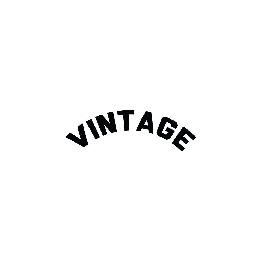 Vintage Curved Decal Sticker