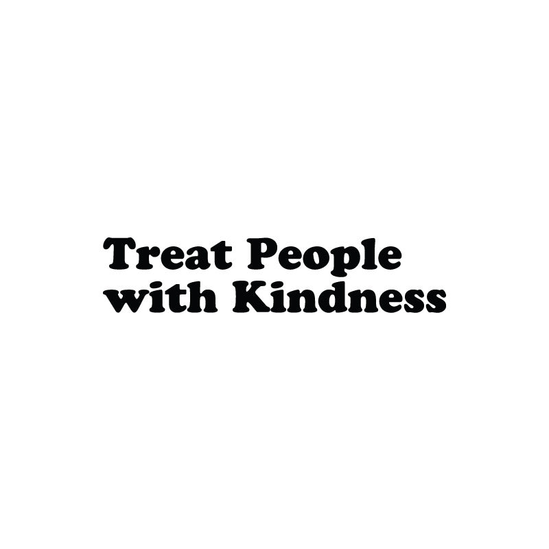 Treat People With Kindness Decal Sticker