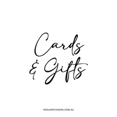 Cards & Gifts - Wedding Decal Only