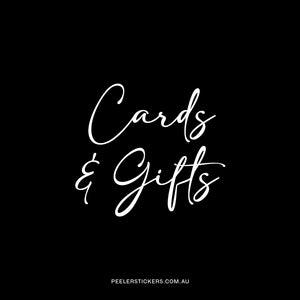 Cards & Gifts - Wedding Decal Only