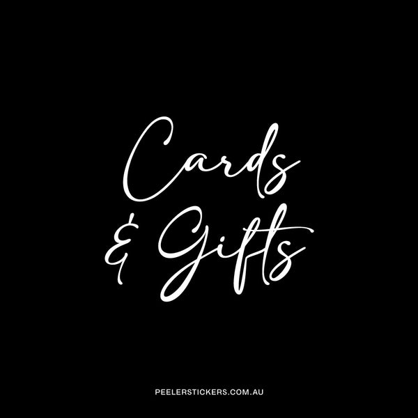 Cards & Gifts - Wedding Decal Only