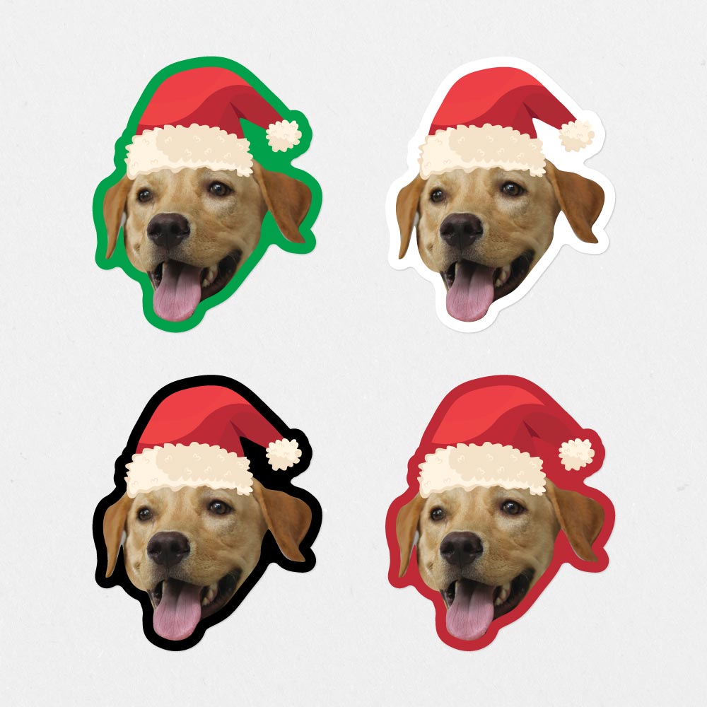 Custom Christmas Pet Sticker