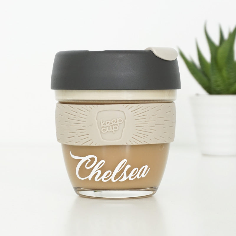 PERSONALISED Coffee Cup Text Decal Sticker
