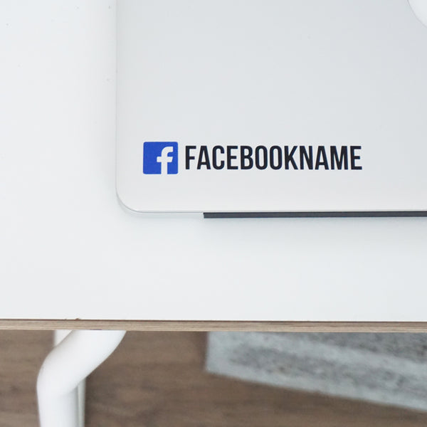 Personalised Facebook Sticker - Username Decal