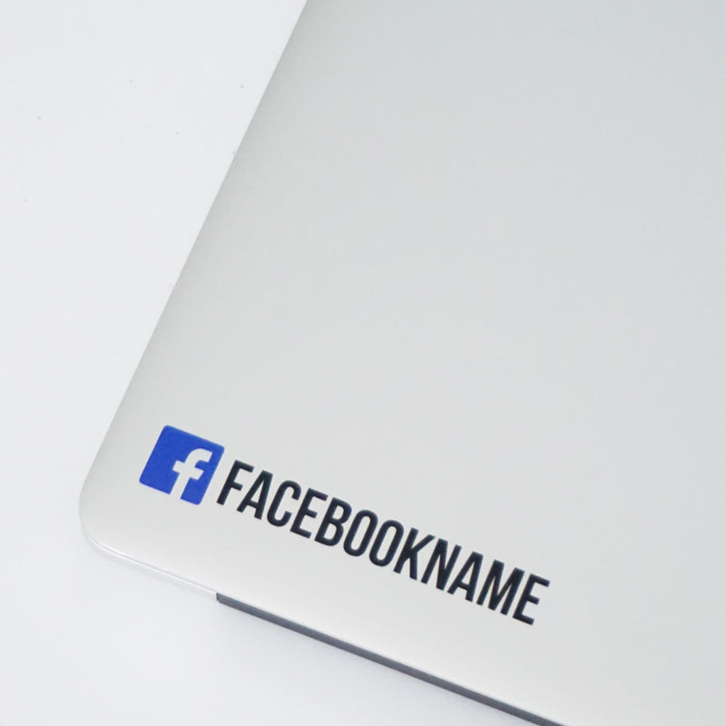 Personalised Facebook Name Decal Sticker