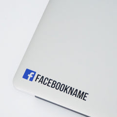 Personalised Facebook Sticker - Username Decal